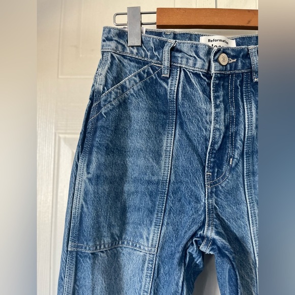 Reformation Kealy Carpenter High Rise Relaxed Jeans - Picture 8 of 16